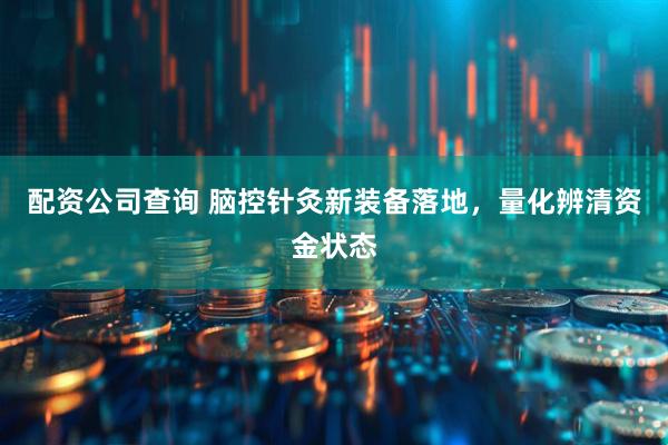 配资公司查询 脑控针灸新装备落地，量化辨清资金状态